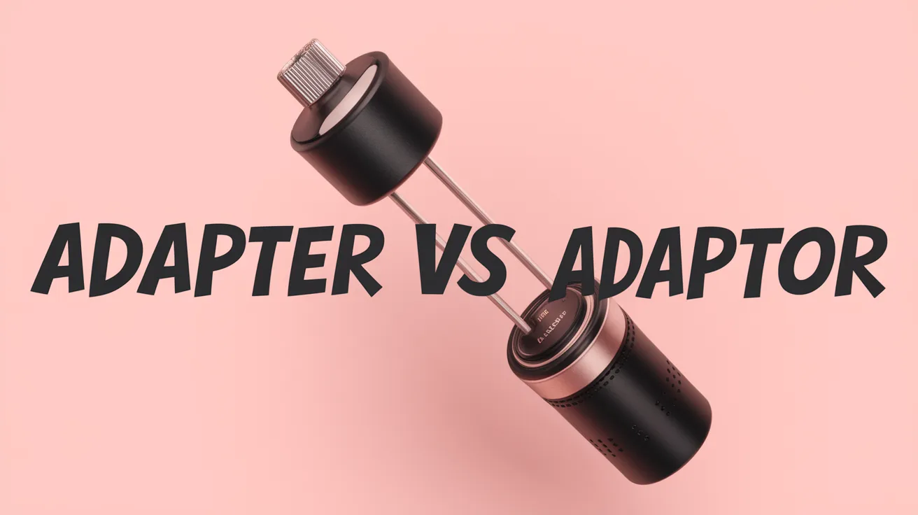 Adapter vs Adaptor