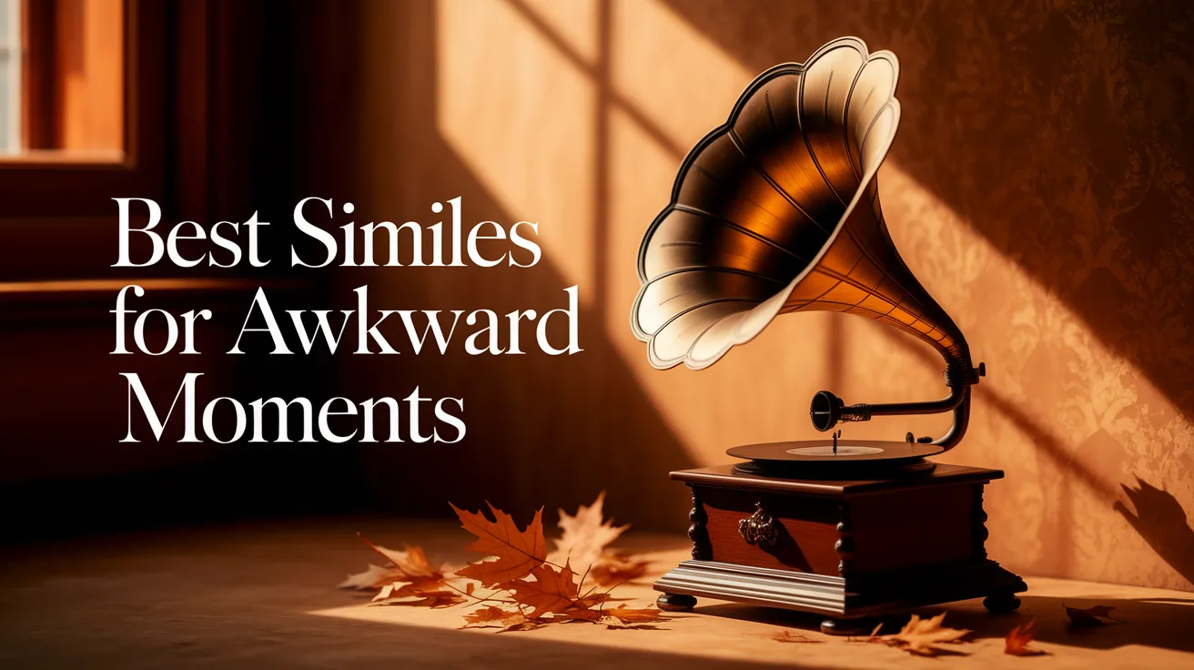 Best Similes for Awkward Moments