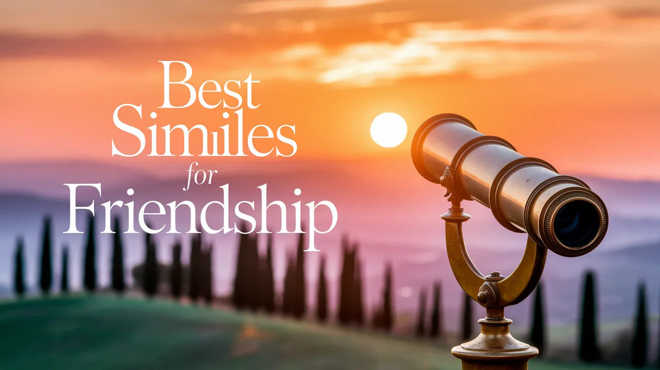 Best Similes for Friendship