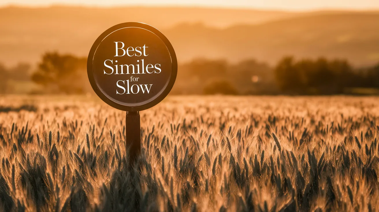 Best Similes for Slow