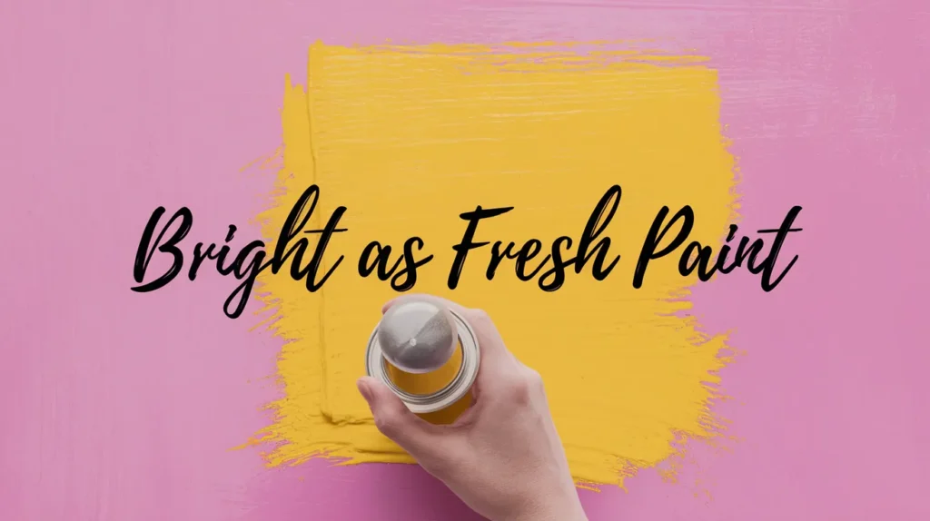 Bright as Fresh Paint