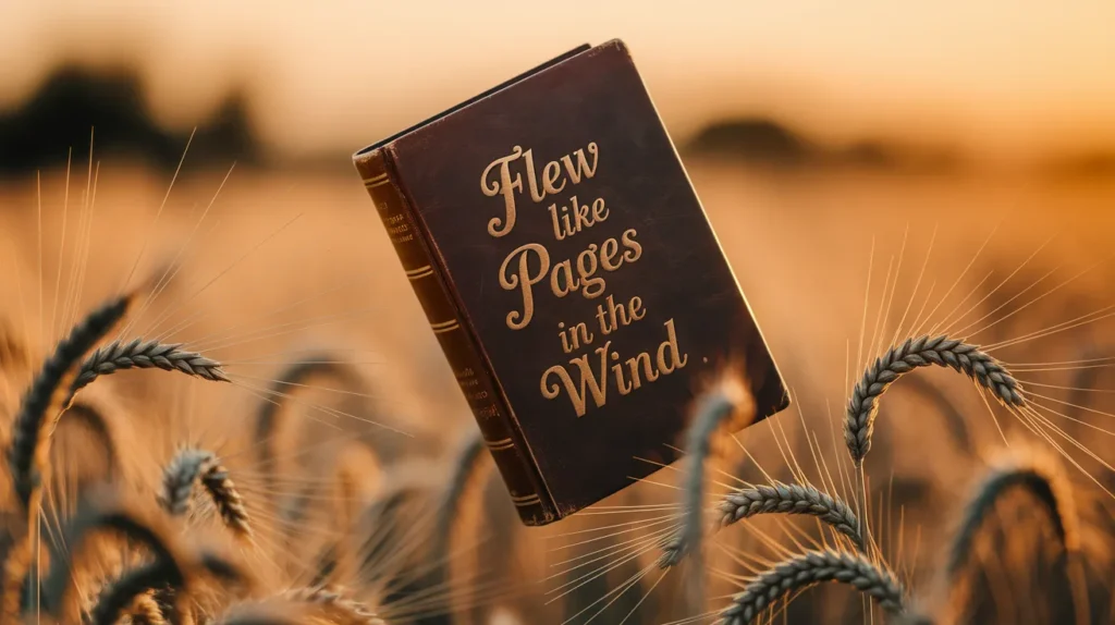 Flew Like Pages in the Wind