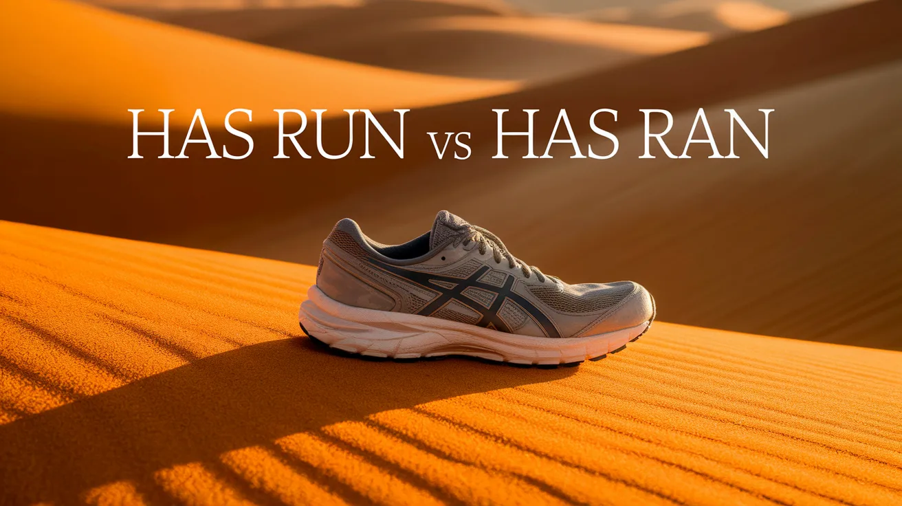 Has Run vs Has Ran