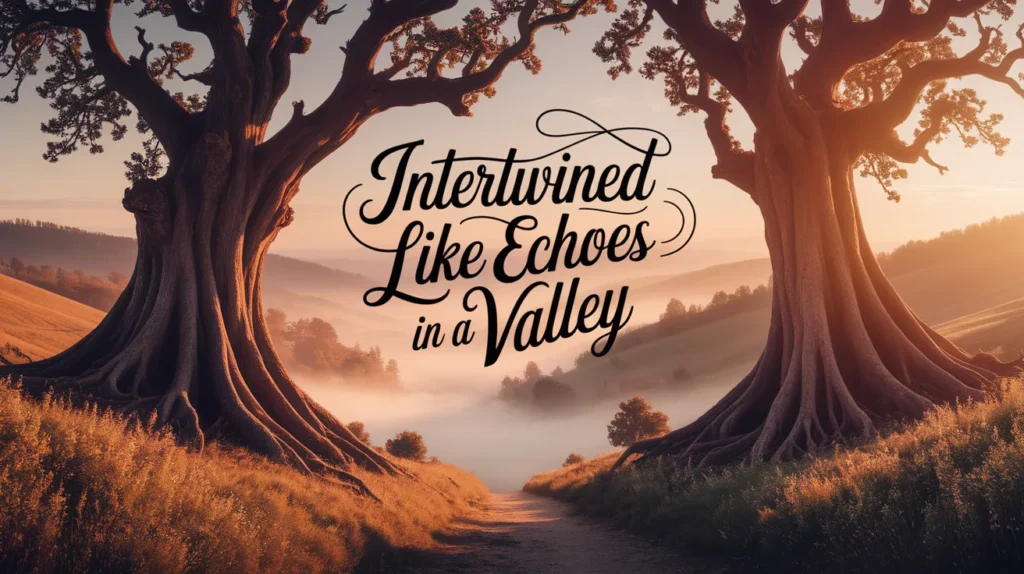 Intertwined Like Echoes in a Valley