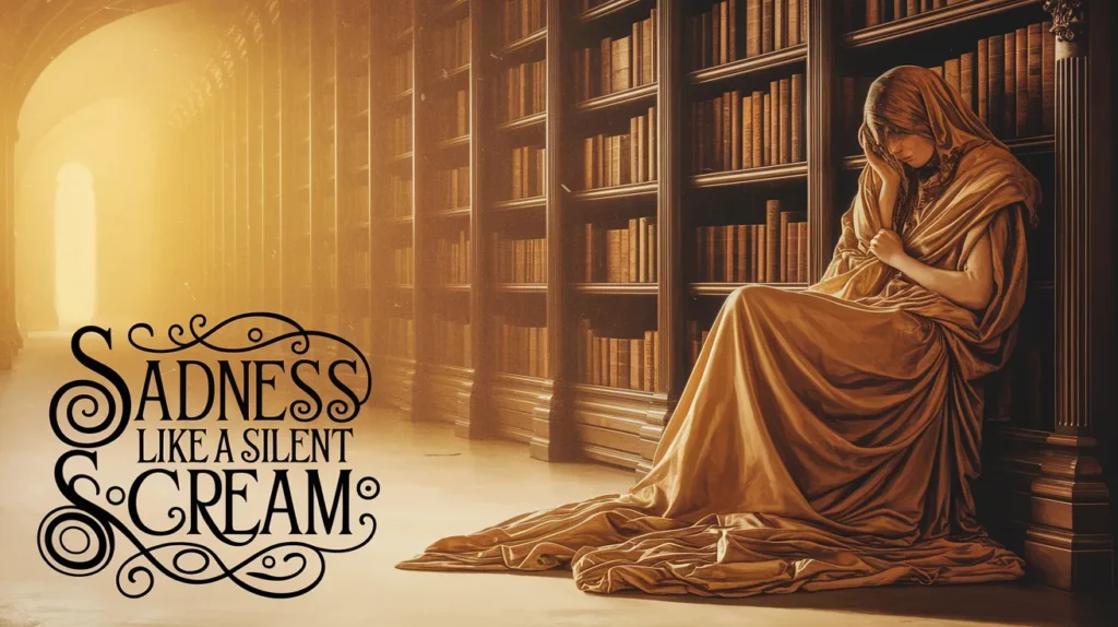 Sadness like a silent scream