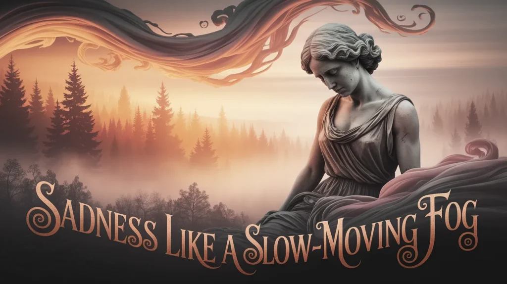 Sadness like a slow-moving fog