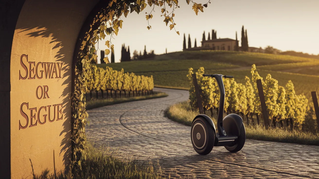 Segway or Segue