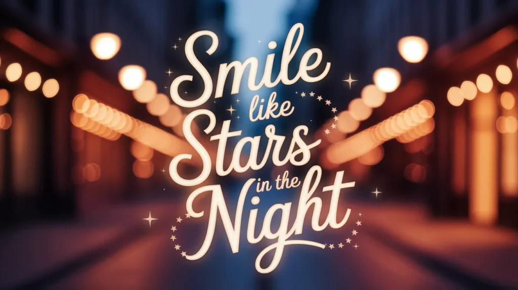 Smile like Stars in the Night