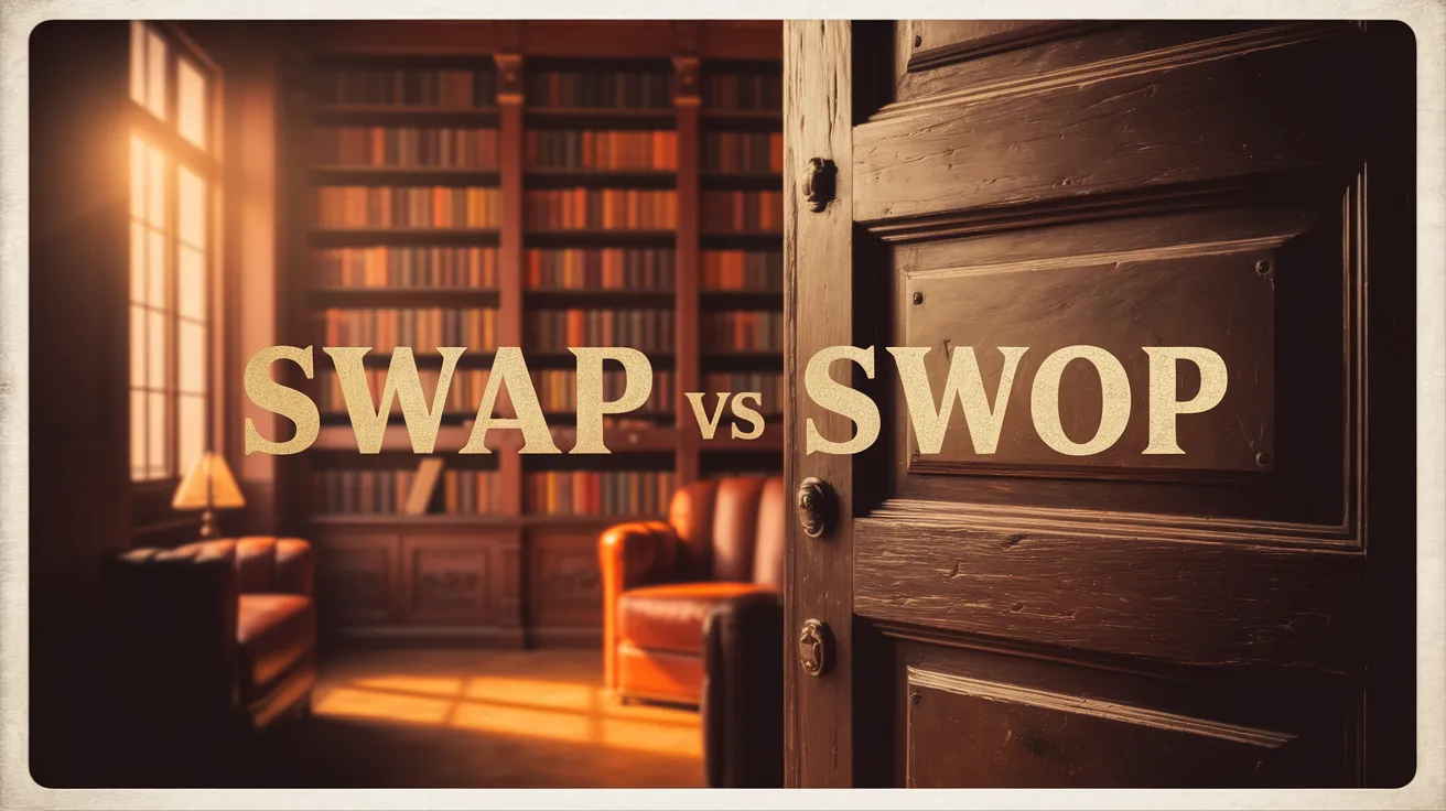 Swap vs Swop