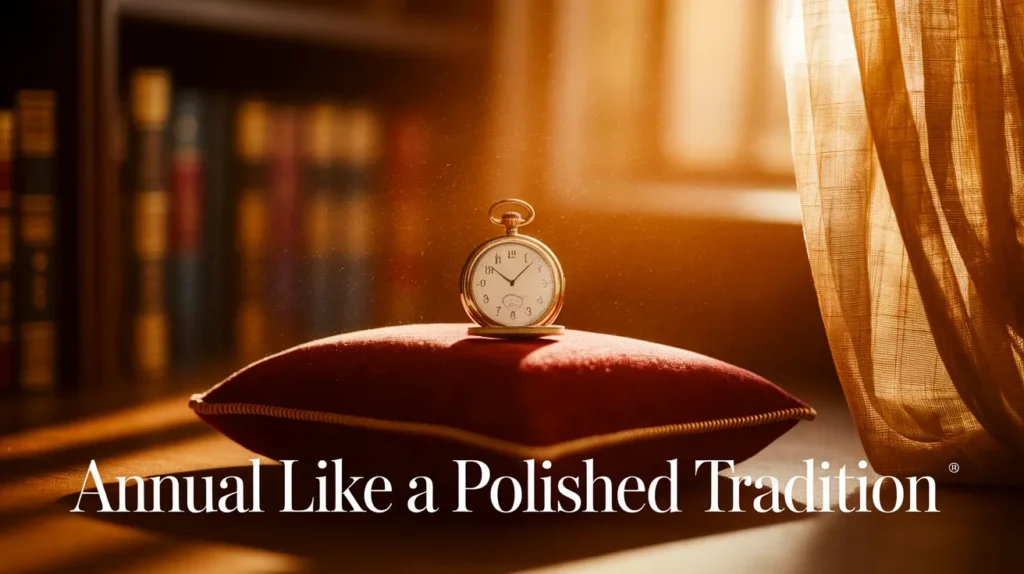 Annual Like a Polished Tradition