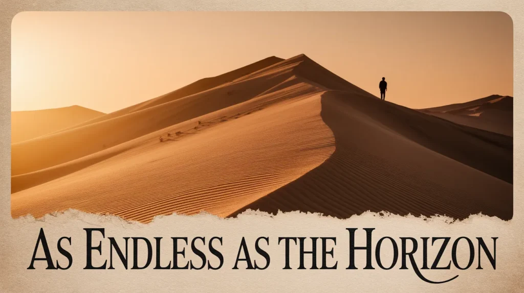 As endless as the horizon