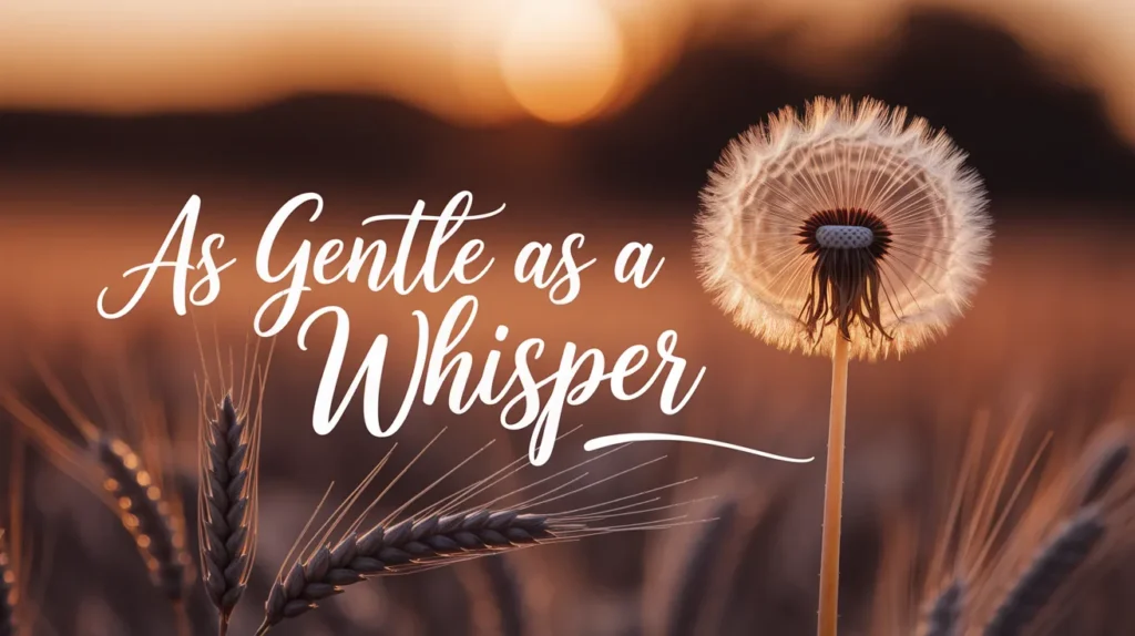 As Gentle as a Whisper