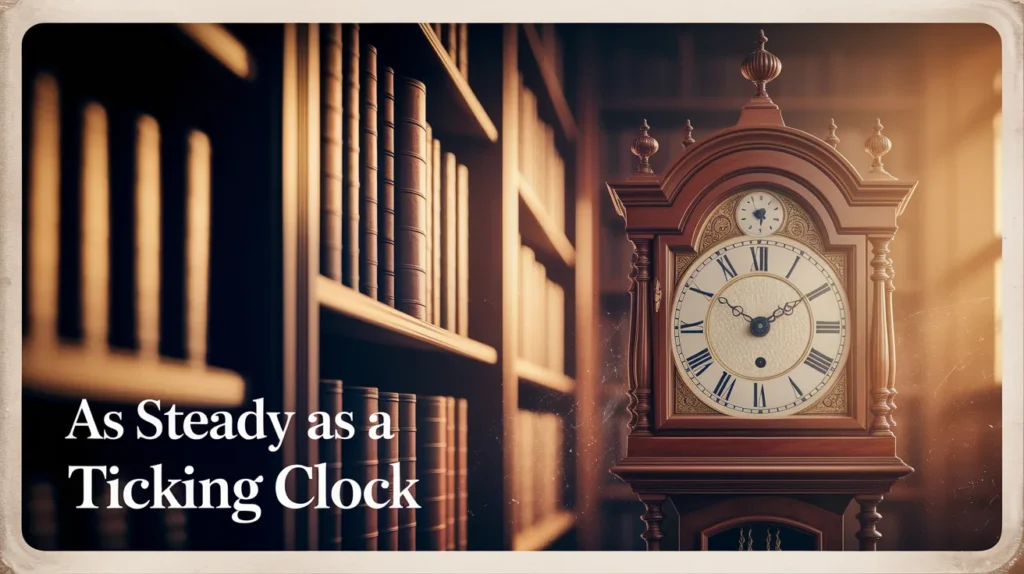 As steady as a ticking clock