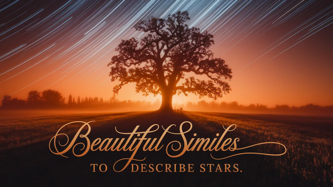 Beautiful Similes to Describe Stars