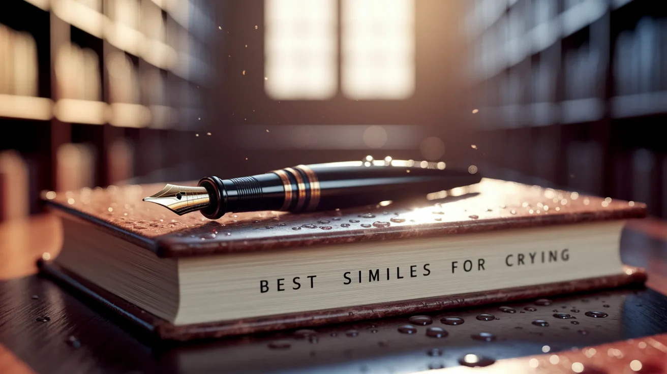 Best Similes for Crying