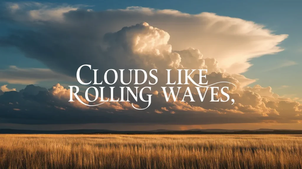 Clouds Like Rolling Waves