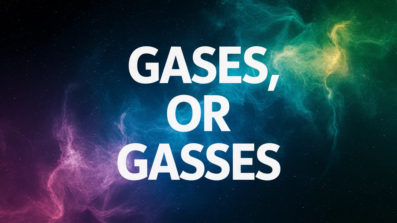 Gases or Gasses