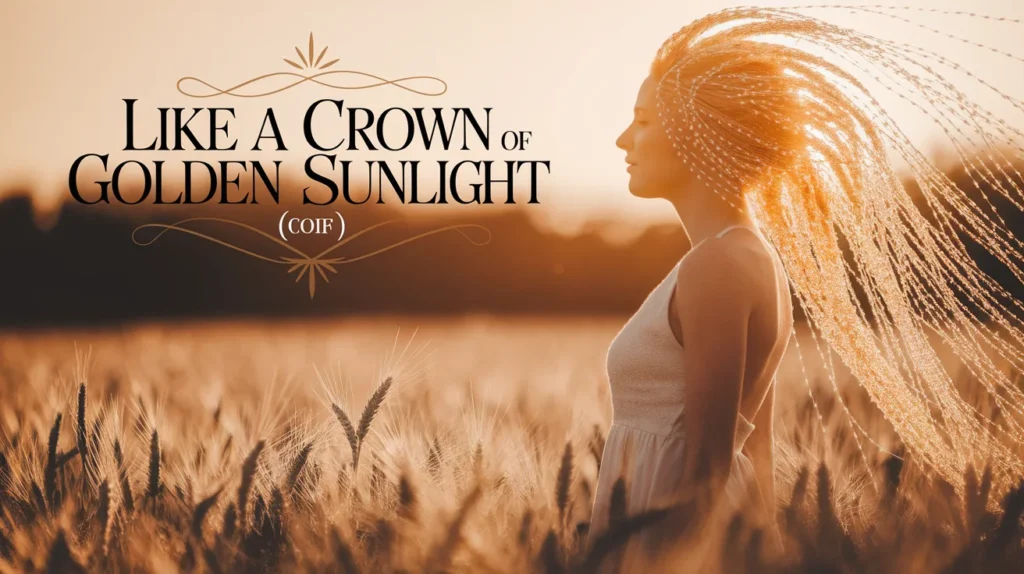 Like a crown of golden sunlight (Coif)