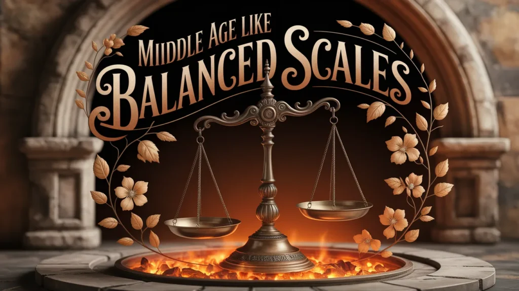 Middle Age Like Balanced Scales