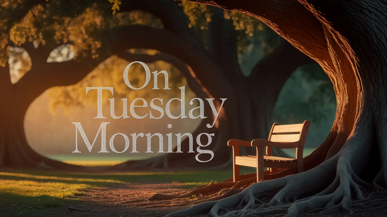 On Tuesday Morning or In the Tuesday Morning