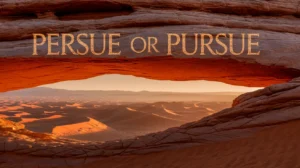 Persue or Pursue