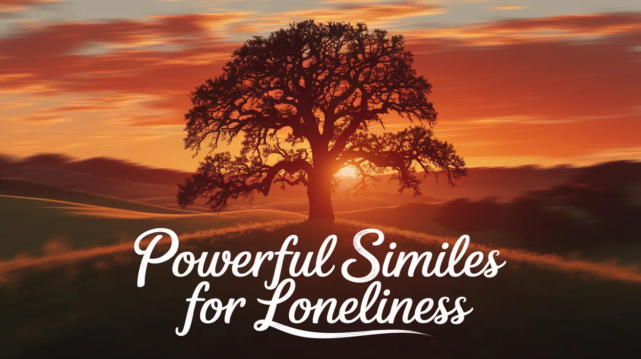 Powerful Similes for Loneliness