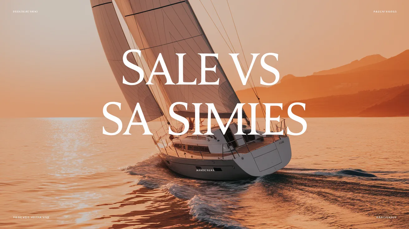 Sale vs Sail Similes