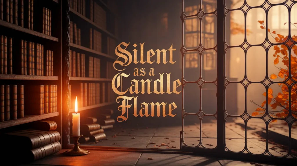 Silent as a candle flame