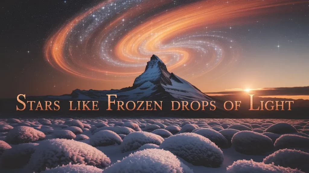 Stars Like Frozen Drops of Light