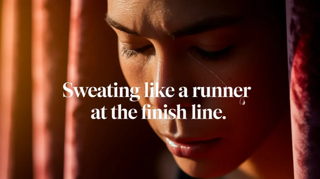 Sweating Like a Runner at the Finish Line
