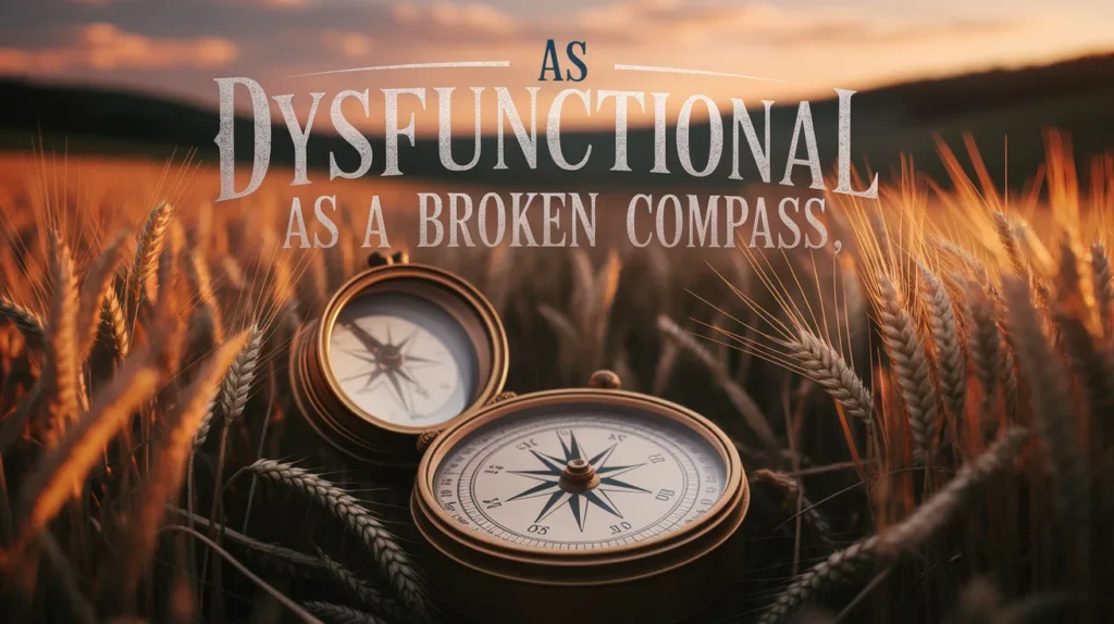 As dysfunctional as a broken compass