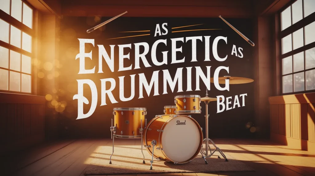 As Energetic as a Drumming Beat