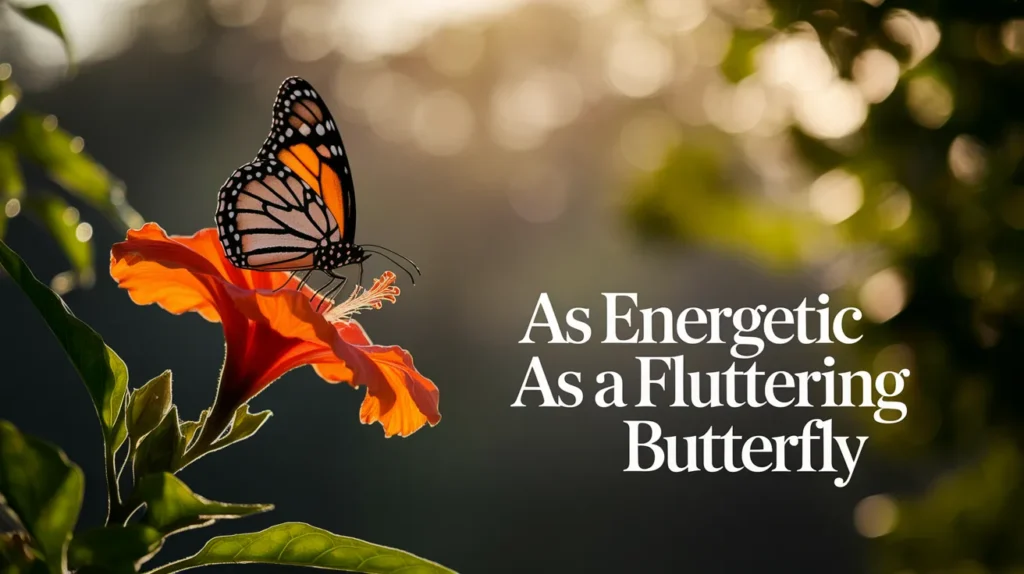 As Energetic as a Fluttering Butterfly