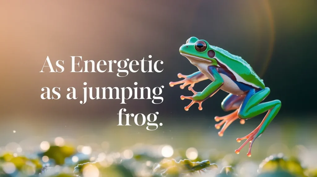 As Energetic as a Jumping Frog