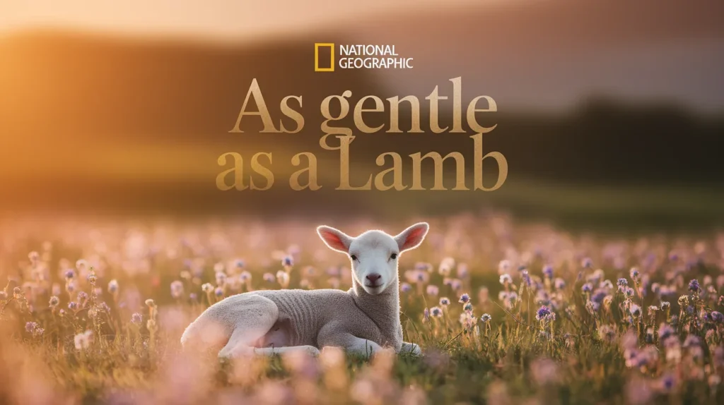 As gentle as a lamb