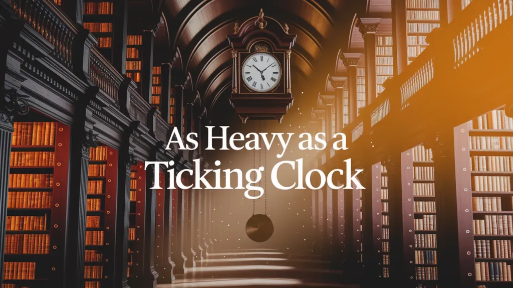 As heavy as a ticking clock