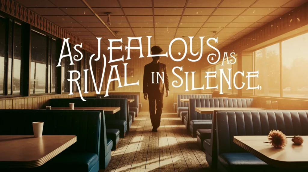 As jealous as a rival in silence