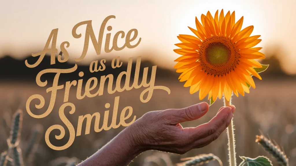 As Nice as a Friendly Smile