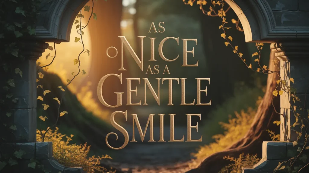 As Nice as a Gentle Smile