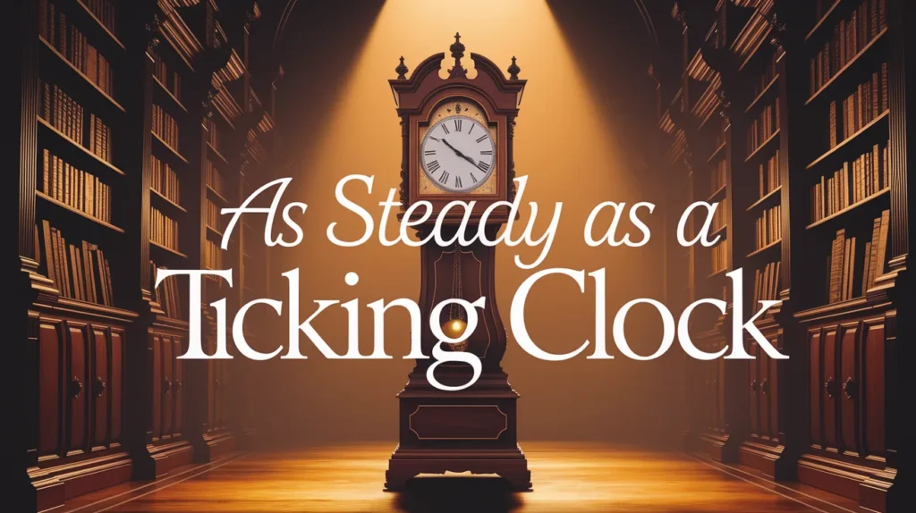 As steady as a ticking clock