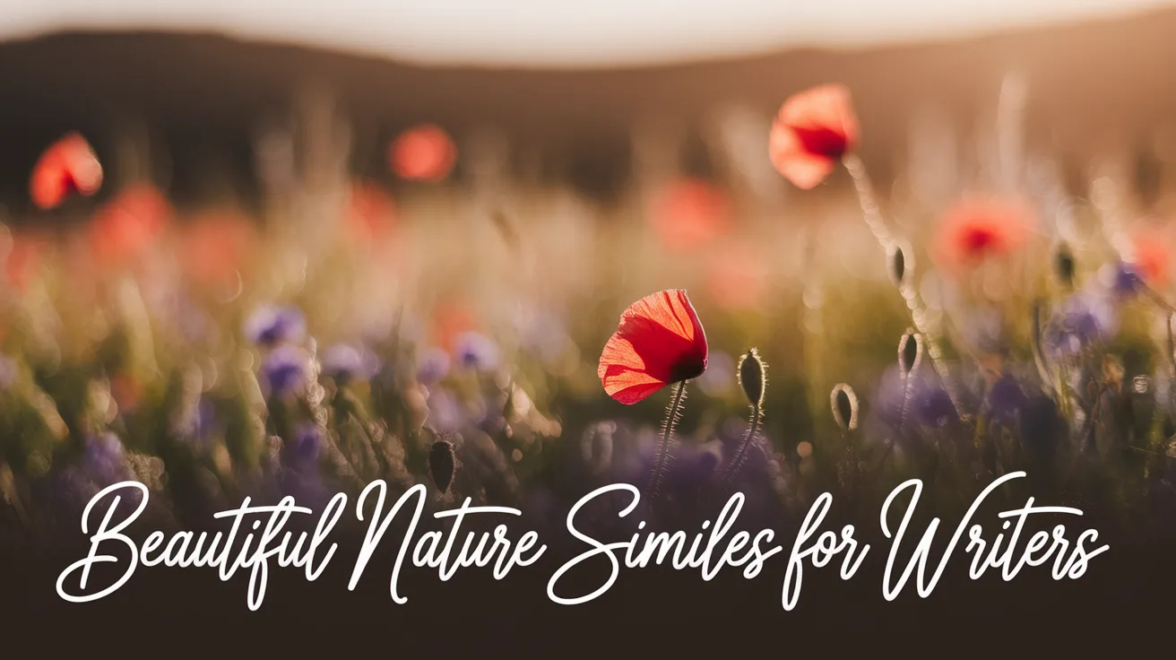 Beautiful Nature Similes for Writers