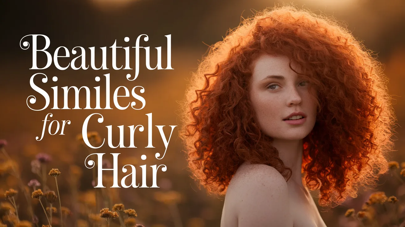 Beautiful Similes for Curly Hair