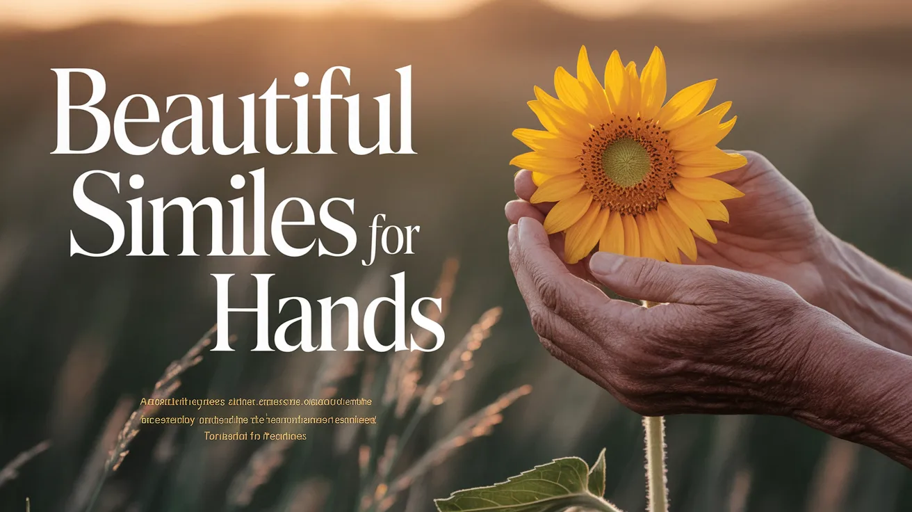 Beautiful Similes for Hands