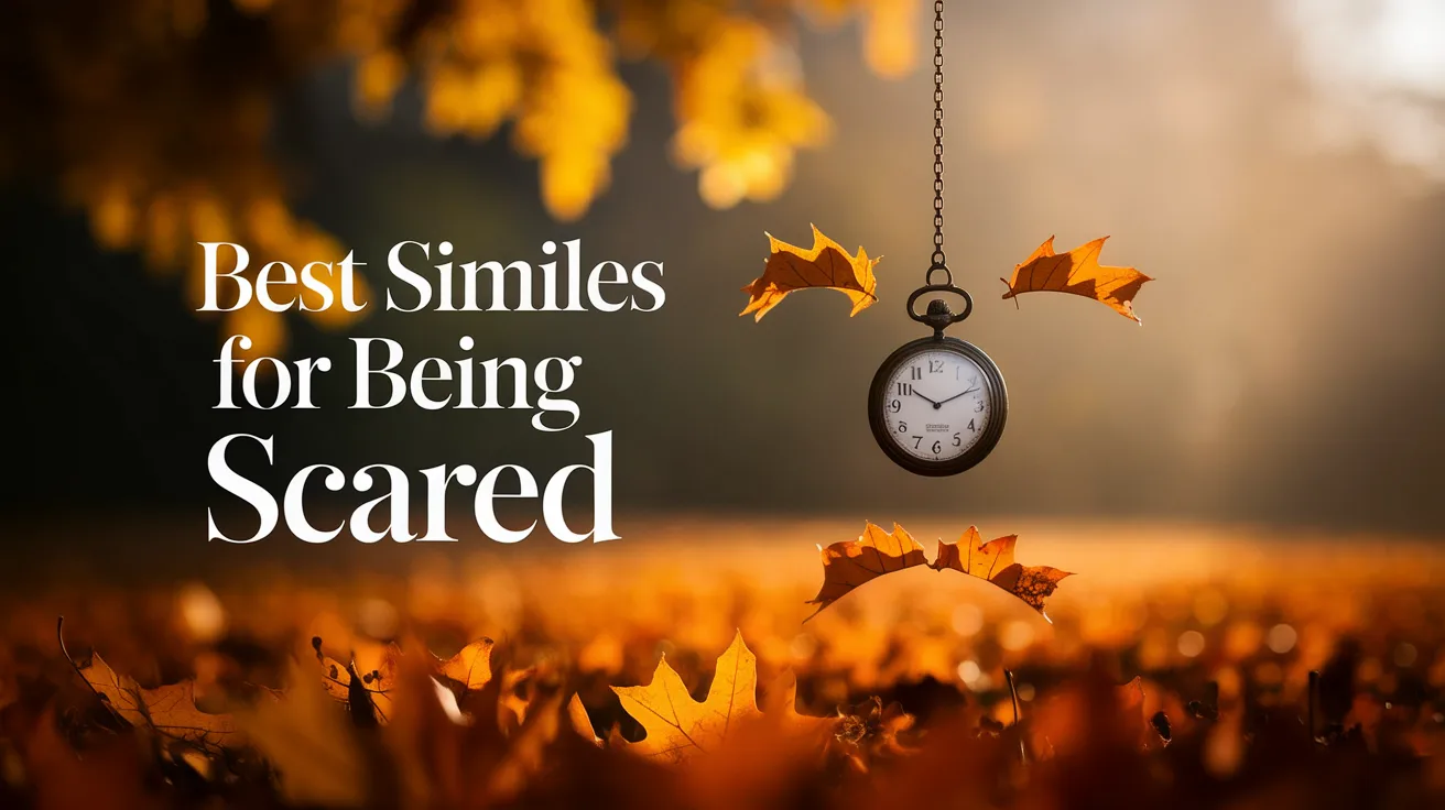 Best Similes for Being Scared