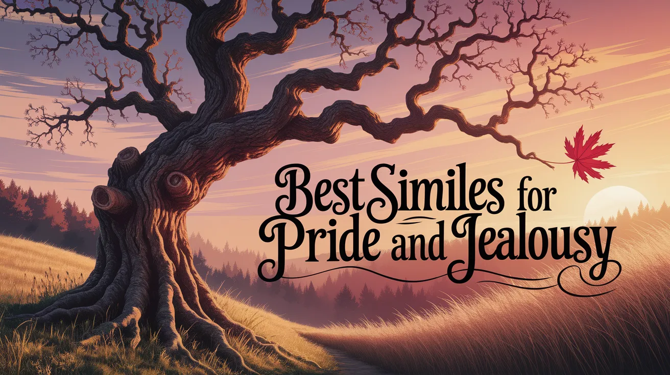 Best Similes for Pride and Jealousy