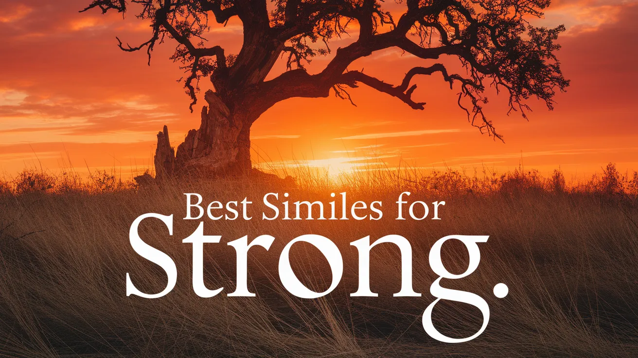 Best Similes for Strong