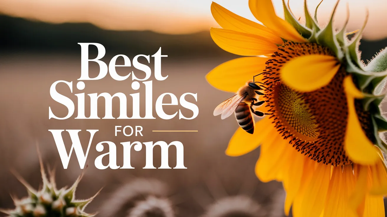 Best Similes for Warm