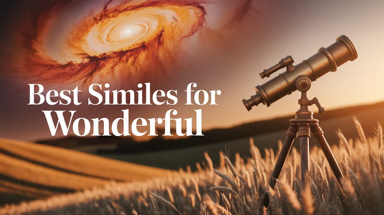 Best Similes for Wonderful