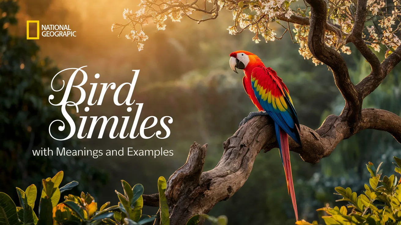 Bird Similes with Meanings and Examples