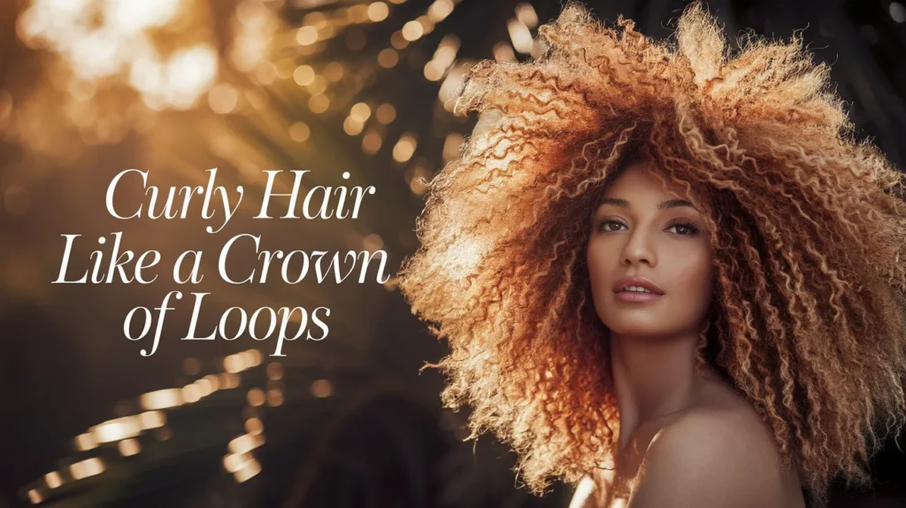 Curly Hair Like a Crown of Loops